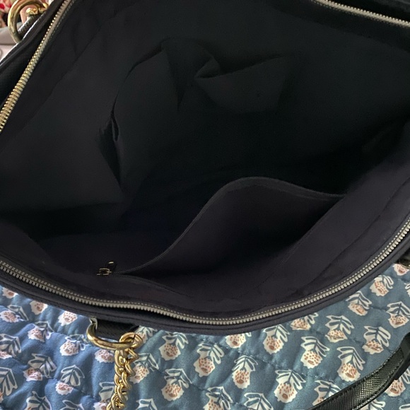 Kenneth Cole Reaction Navy Blue Tote Bag - Picture 3 of 9